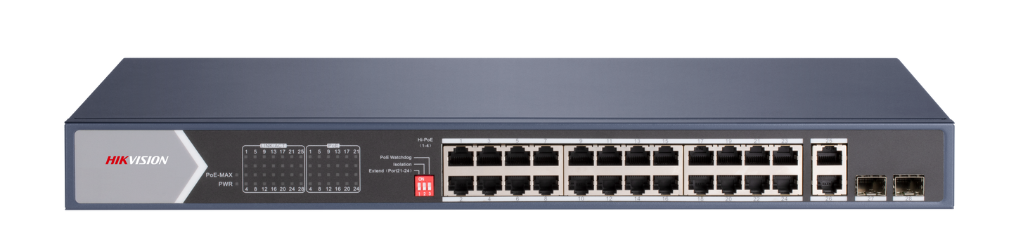 24 Port Gigabit Unmanaged POE Switch