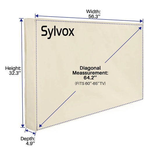 Waterproof Outdoor TV Cover for 60-65" TVs
