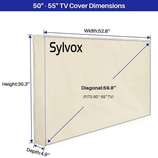 Waterproof Outdoor TV Cover for 50-55" TVs
