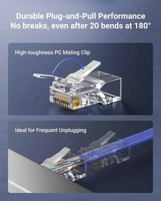 RJ45 Cat6 Cable Connectors