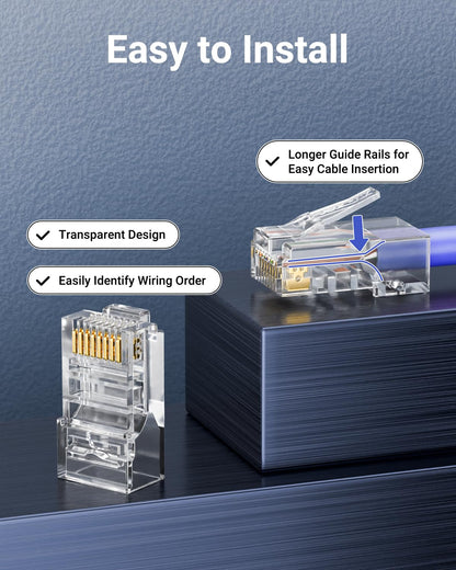 RJ45 Cat6 Cable Connectors